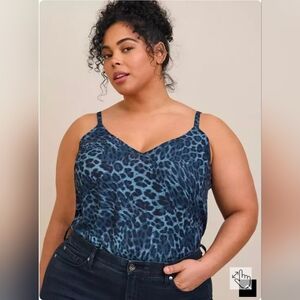 Torrid Georgette V-Neck Camisole Size 5 = Size 28